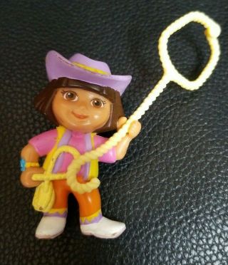 Dora The Explorer Western Cowgirl Figure Nickelodeon Fisher Price W/ Lasso