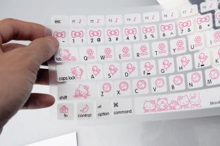 Cute Hello Kitty Silicone Soft Keyboard Cover Skin For Apple Macbook Air 13 " 15 "