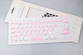 Cute Hello kitty Silicone Soft Keyboard Cover Skin For Apple Macbook Air 13 