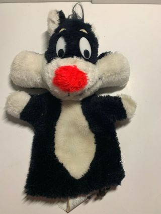 Vintage 1971 Sylvester The Cat Plush Hand Puppet 11 In Mighty Star Looney Tunes