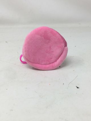 Cute Pink Hello Kitty Doll Plush Small Wallet Coin Purse Key ID Bag W/ Keychain 3