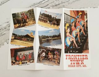 1960 ' s Frontier Town,  Ocean City,  MD Color Brochure 2