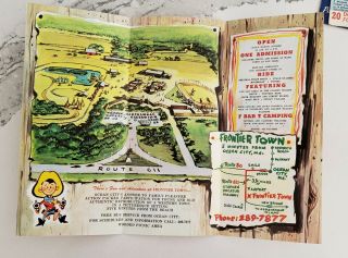 1960 ' s Frontier Town,  Ocean City,  MD Color Brochure 3