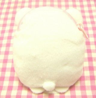 San - X Sumikko Gurashi Shirokuma White Bear Mini Plush Pouch / Japan 2016 2