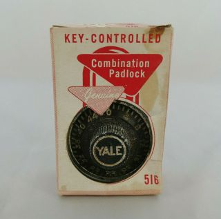 Yale Combination Lock,  Yale & Towne Mfg Co,  Combo Code Inside,  Vintage
