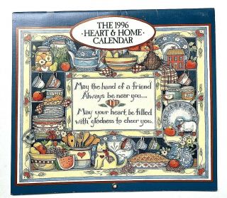 1996 Heart & Home Susan Winget Art Wall Calendar - Crafting