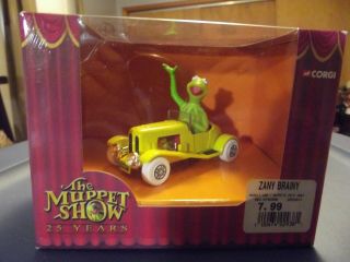The Muppet Show 25 Years - Kermit The Frog - Corgi Collectible Die Cast Car Nib