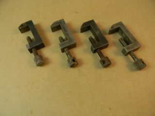 4 Vintage Single Screw Machinist C - Clamps