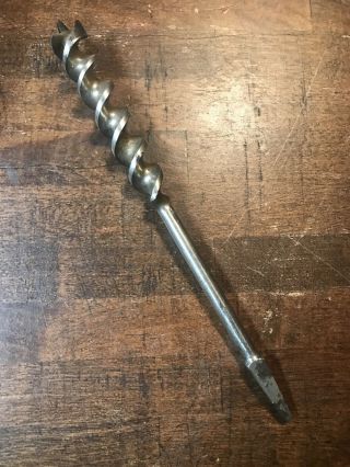 Vintage Keen Kutter 12 3/4 " Auger Drill Bit Old Boring Tool
