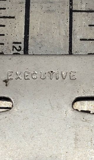 Vintage Snap - On Executive Pocket Ruler Scale 6 