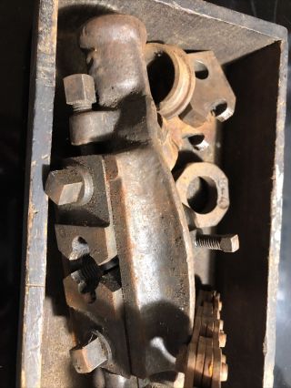 VINTAGE Erie Tool No.  11 Chain Vise,  Pipe Threader With Dies All Together 3