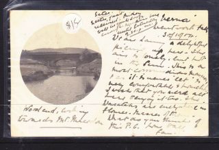 Postcard: 1904mt Macedon,  Postmarked Wentworth Falls Nsw