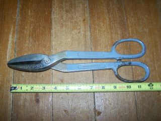 Wiss A - 9 Tin Snips 12” Vintage Drop Forged Solid Steel Metal Shears