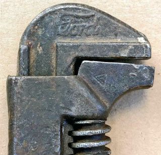 Vintage 1920s - 30s Ford Script Adjustable Monkey Wrench Barcalo Model T A Fomoco