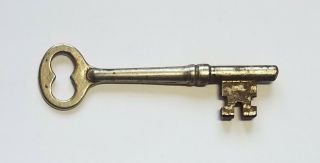 Antique Skeleton Door Unmarked Key 3 1/4 " Inches Long K 42 S&h Too
