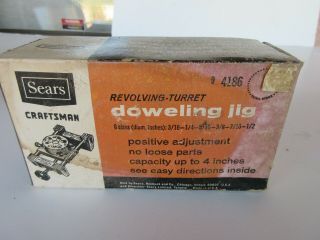 Vintage Craftsman Doweling Jig 9 - 4186