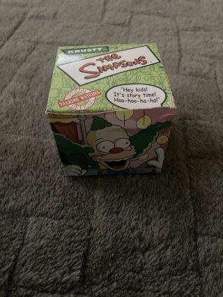 Vintage Krusty The Clown Simpsons Talking Watch From Burger King