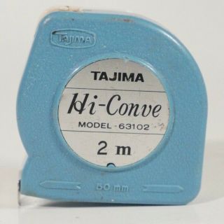 Vintage Tajima Hi - Conve 2 - Meter Metric Tape Measure Model 63102