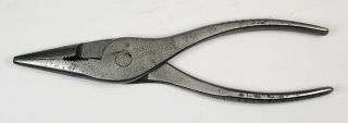 Vintage Crescent Tool Co 6 " Needle Nose Pliers Jamestown Ny Usa