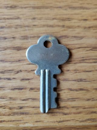 Vintage T35 Keys Long Lock Co Key Everlasting Steamer Trunk Locker Flat Bit K144