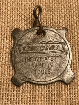 Vintage Sears And Roebuck Craftsman The Greatest Name Is Tools Tool Key Chain