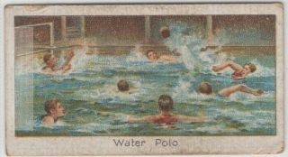 Water Polo Sport Swimming 1920s Trade Ad Card