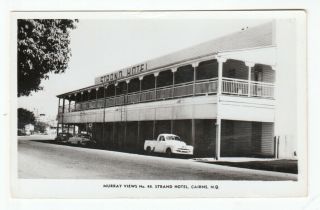 Old Postcard Strand Hotel Cairns Queensland Australia