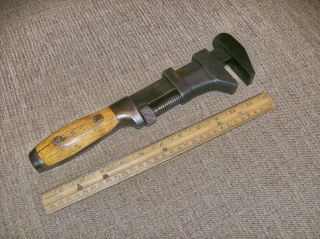 Oid Pexto 12 " Adj Monkey Wrench Antique Farm Mechanics Tool