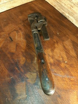 The H.  D.  Smith & Co 14 " Vintage Adjustable Monkey Wrench Perfect Handle Usa