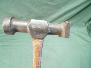Vintage Auto Body Hammer by BONNEY Bumping Hammer User Collectible Antique Tool 2