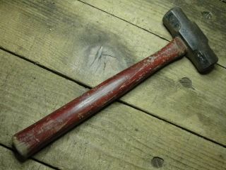 Vintage 3 Lb.  Plumb Sledge Hammer Made In Usa