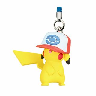 Pokemon The Movie: I Choose You Netsuke Mascot Unova Hat Pikachu Trading Strap