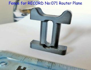 3d Printed Fence To Fit Record Uk No:071 Hand Router Planes Old Tool