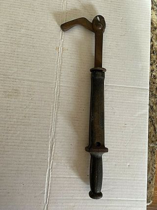 Vintage Bridgeport Rex No.  64 Nail Puller Sliding Hammer Tool Cast Iron Usa
