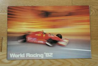 World Racing 1982 Calendar,  Can Be For 2021.  Pictures Of F1,  Indy Cars,  Etc
