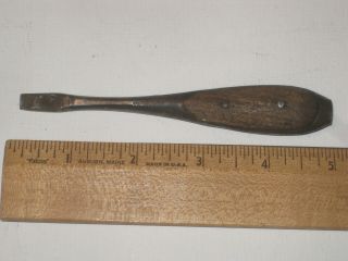 Antique Miniature Small 4.  75” Wood Handle Screwdriver Germany