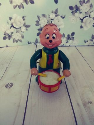Vintage Alvin And The Chipmunks Theodore Plastic Non - Plastic Wind Up Toy