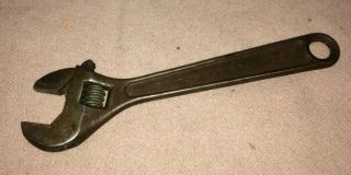 J.  H.  Williams & Co " Superjustable " Vintage 8 " Adjustable Crescent Wrench Ab - 8