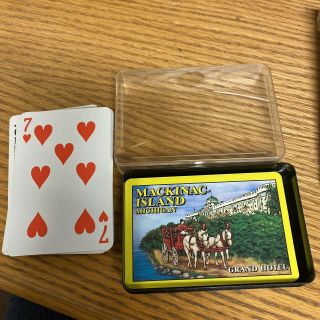 Mackinac Island Grand Hotel Michigan Playing Cards Mi Horse Drawn Carriage