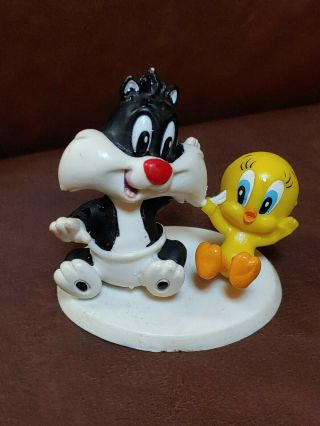 Russ Decopac Warner Looney Tunes Baby Sylvester & Tweety Pvc Figure Cake Topper