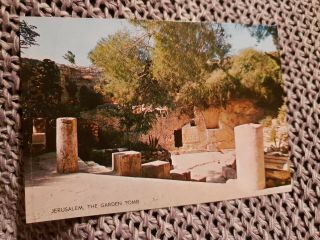The Garden Tomb - Jerusalem - Vintage Postcard