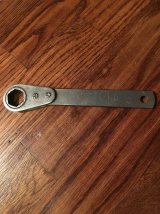 Vintage Hinsdale F - 5 11/16 Hex Drive Ratchet Wrench