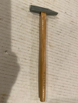 Vintage 1.  5 Oz Cross Peen Hammer 8 " Handle Jeweler Machinist