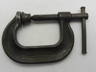 Vintage J.  H.  Williams & Co.  Drop Forged No.  402 Deep Throat C - Clamp Made In Usa