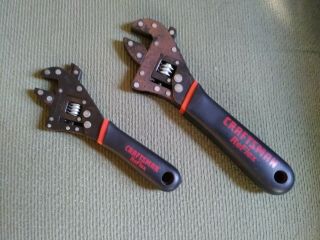 Craftsman Reflex Adjustable Crescent Wrench Set 45781 45782