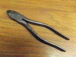 Vintage Utica Tools 3 - Diamond Lineman Pliers 8 " Long Made In Usa