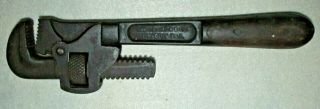 The H.  D.  Smith & Co 10 " Vintage Adjustable Monkey Wrench Perfect Handle Usa