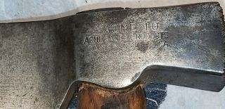Vintage Acme 10,  Acme Sales Products Shingle Hatchet