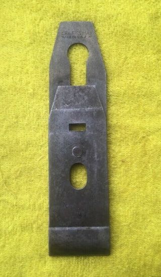 Vintage Craftsman Plane Iron 1 & 3/4 Inch Wide & 7 Inches Long With Chipbreaker