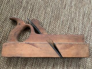Antique Vtg 1 " ? H.  Chapin Wood Molding Tongue Hand Plane Also Marked H.  Smith